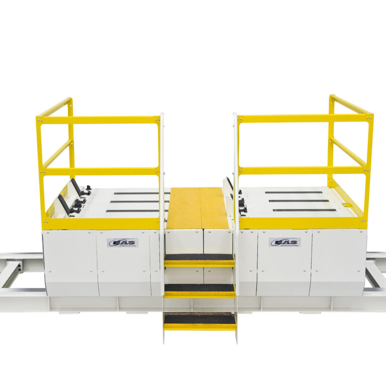Front view small mold change table